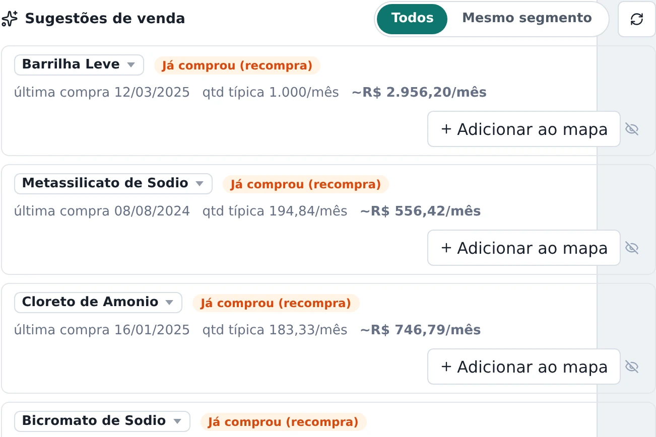 Tela real do zCRM relacionada a O vendedor que conhecia todos os clientes (e o CRM que aprendeu com ele)